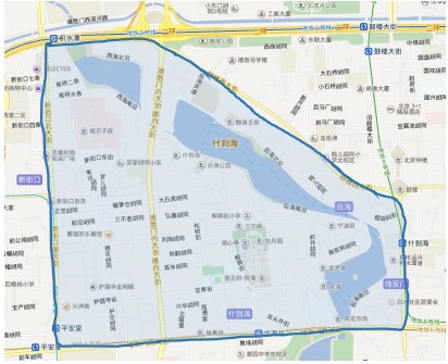 公布了北京市皇城历史文化街区等30个街区第一批中国历史文化街区.图片