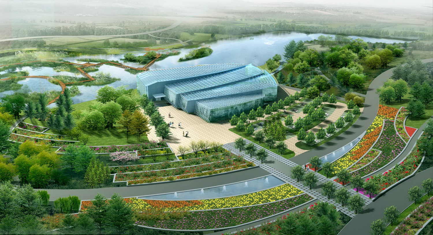 内蒙古锡林浩特植物园规划设计