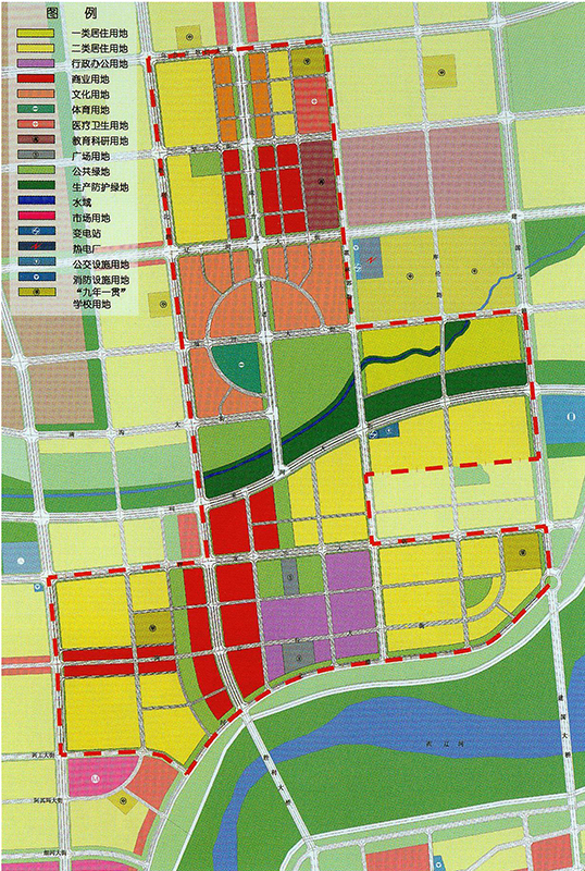 通辽新城区中心区控制性详细规划与城市设计