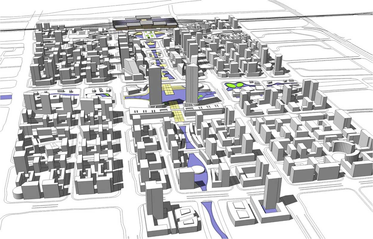 济南市西客站片区道路设施设计方案
