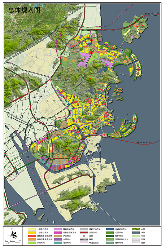 珠海市东部沿海地区总体发展概念规划