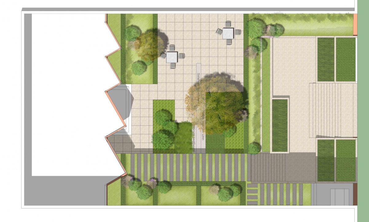 青海大学建筑庭院景观设计