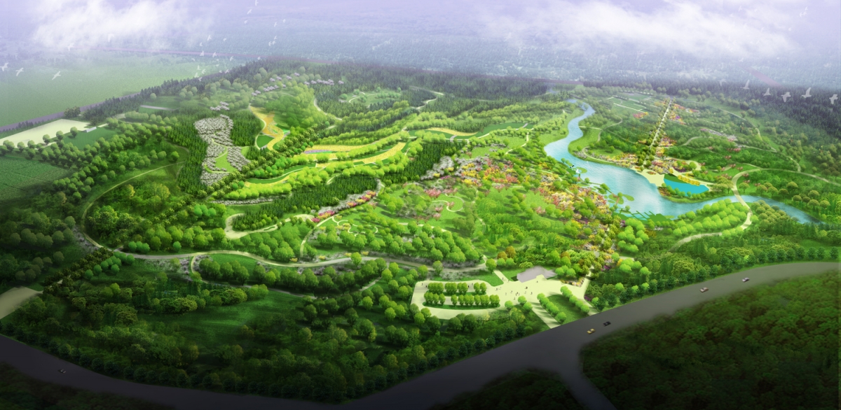 鄂托克旗生态植物园规划设计